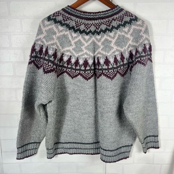 Vintage Susquehanna Trail Outfitters Womens Knit Cardigan Size Large Gray - Picture 8 of 12